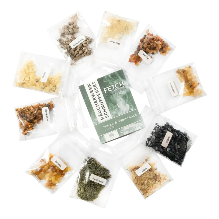 Schnupperset „Harze &amp; Weihrauch“