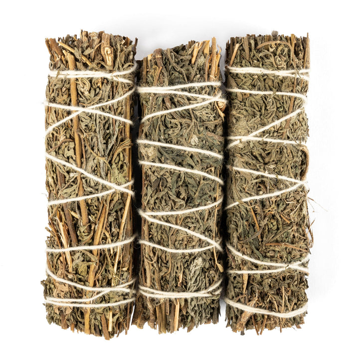 Räucherbündel-Set: Weißer Salbei, Beifuß &amp; Lavendel, 3 Stück