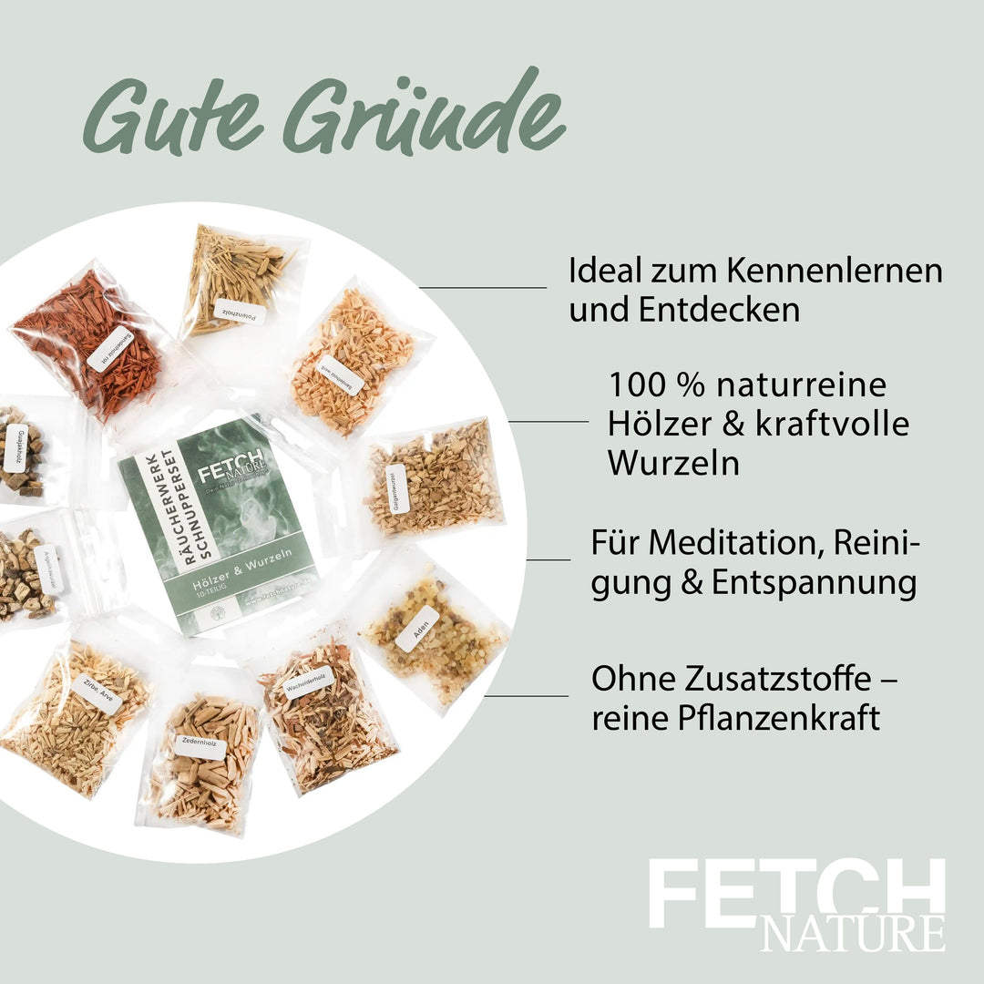 Schnupperset „Hölzer & Wurzeln“