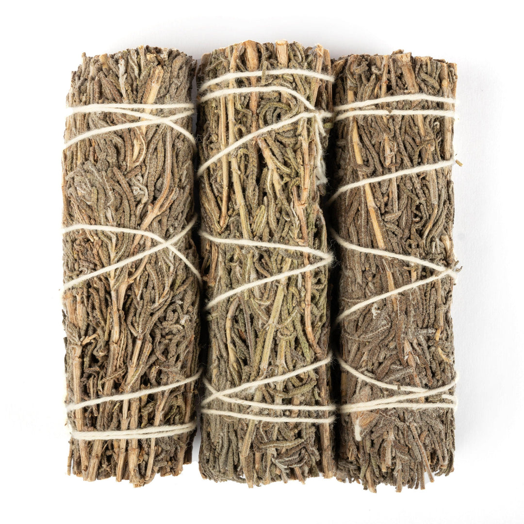 Räucherbündel-Set: Weißer Salbei, Beifuß &amp; Lavendel, 3 Stück
