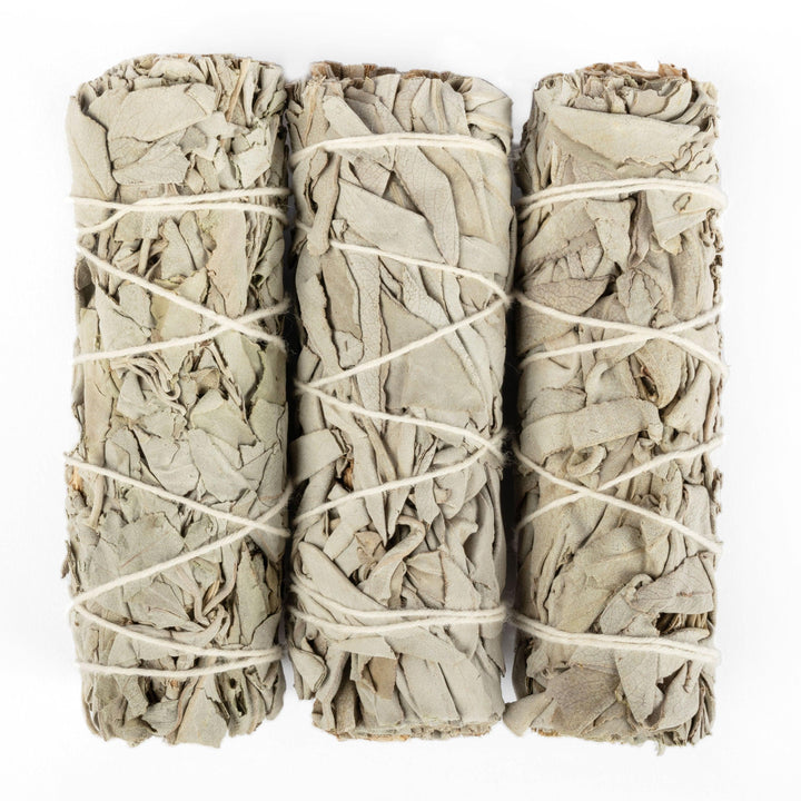Räucherbündel-Set: Weißer Salbei, Beifuß &amp; Lavendel, 3 Stück